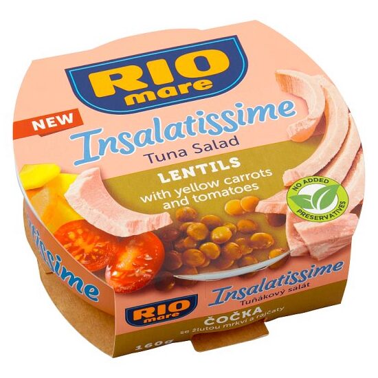 Salata cu ton si linte Insalatissime Rio Mare, 160g