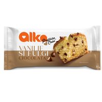 Prajitura cu vanilie si fulgi ciocolata Prajitura casei Alka 300g