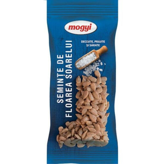 Seminte decojite, prajite si sarate de floarea-soarelui, Mogyi, 100g