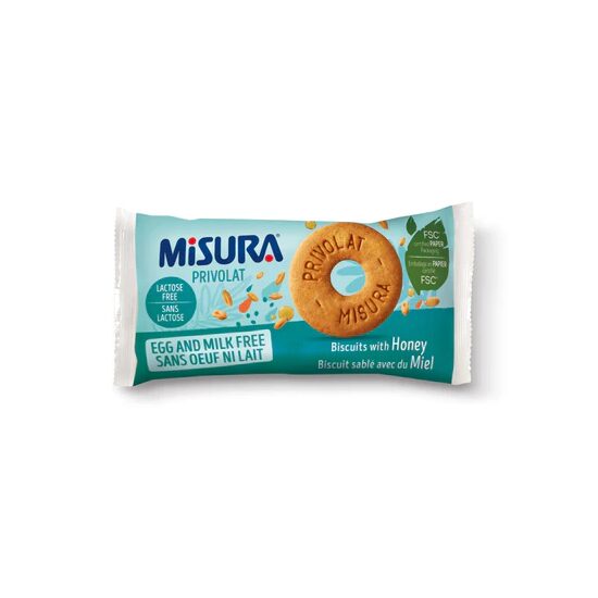 Misura biscuiti miere fara lactoza, 33.3g, Misura