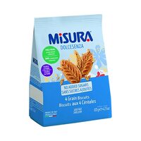 Biscuiti 4 cereale, 120 g, Misura, fara zahar