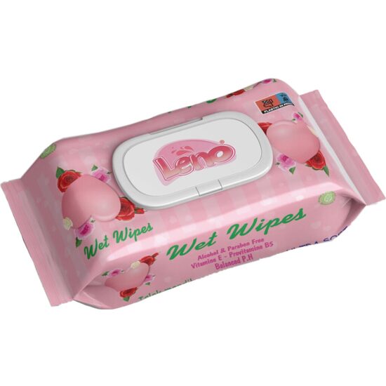 Servetele umede Leno cu parfum de trandafiri, 144 bucati
