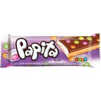 Biscuit crocant cu crema de lapte si drajeuri Papita 33g, 24 bucati