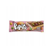 Biscuit crocant cu crema de capsuni si drajeuri Papita 33g
