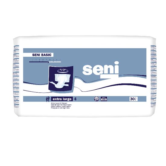 Scutece Adulti Seni Basic Extra Large 4, 30 Bucati