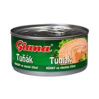 Ton bucati in ulei vegetal si suc propriu Giana 160 g