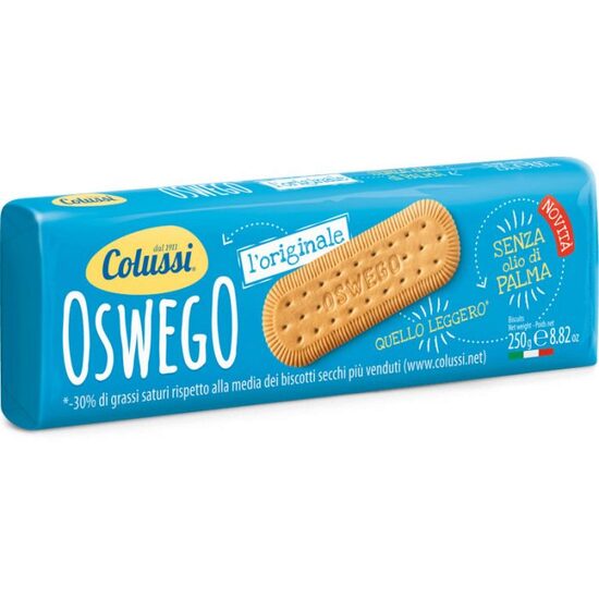 Biscuiți Oswego Colussi fără zahăr, 250g