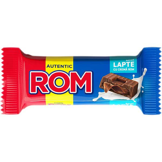 Ciocolata cu lapte Rom, 30 g