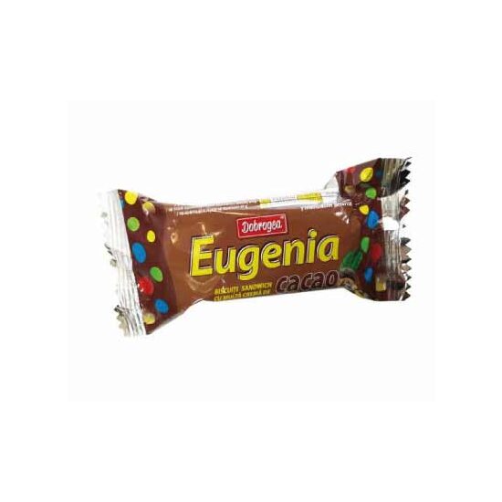 Biscuiti Eugenia Dobrogea crema de cacao, 36 g, 56 bucati