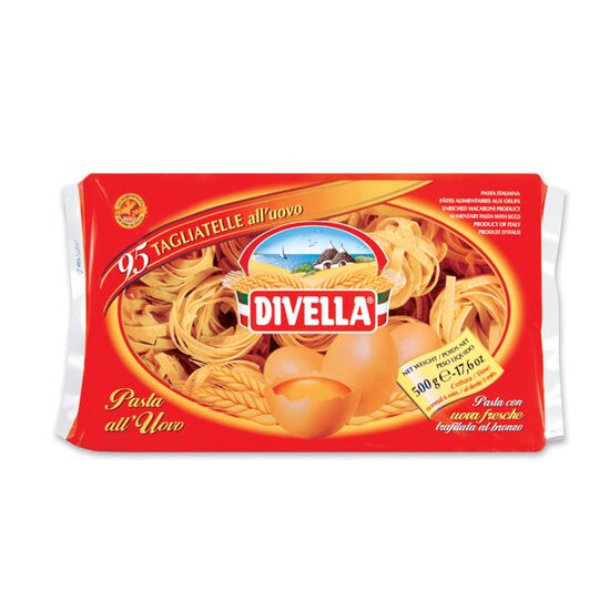 Paste tagliatelle cu ou Divela, nr 95, 500 g