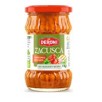 Zacusca cu ardei capia si vinete coapte Deroni  245g