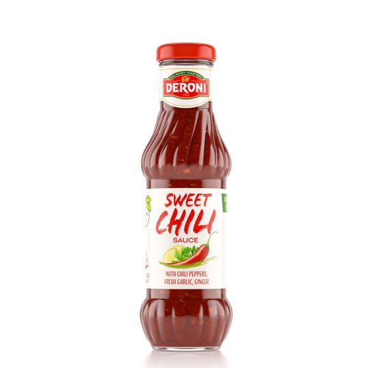 Sos cu ardei chili, usturoi si ghimbir Deroni, 340 g
