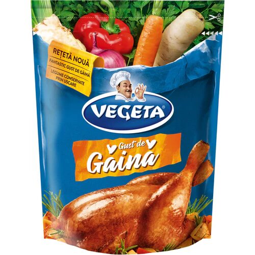 Baza pentru mancare cu gust de gaina Vegeta, 400 g + cutit cadou