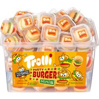 Jeleuri gumate Mini Burger, Trolli, Aroma fructe, 10 g