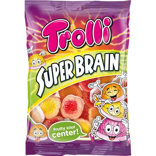 Jeleuri gumate Trolli Super Brain, 100g