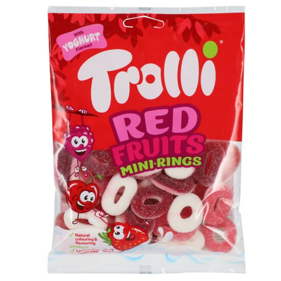 Jeleuri gumate Trolli Mini ring fruits 100 g