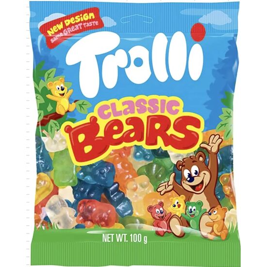 Jeleuri gumate Trolli Happy Bears Day, 100g