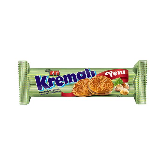 Biscuiti sandwich cu crema de alune Eti 61 g