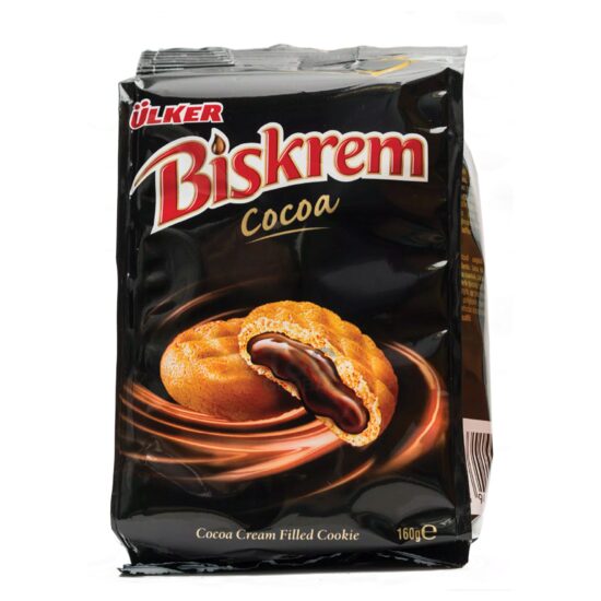 Biscuiti Biskrem, cu cacao, 160g