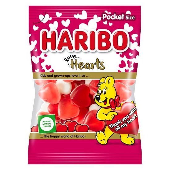 Jeleuri Haribo love 100 g