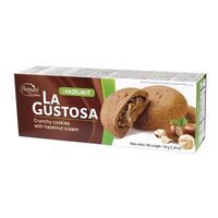 Biscuiti Crocanti La Gustosa, Bogutti, cu Crema de alune, 150 g