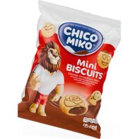 Biscuiti umpluti cu crema de ciocolata Chico Miko 30 g, 24 bucati