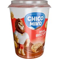 Biscuiti umpluti cu crema de ciocolata Chico Miko 125 g