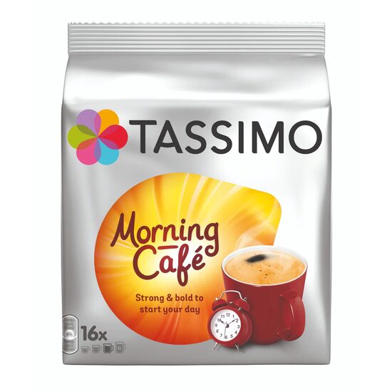 Capsule cafea Jacobs Tassimo Morning Cafe 16 capsule, 5 bucati