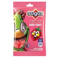 Jeleuri Sugus JellyMania Baby Fruct, Capsuni, 75 g
