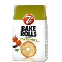 Rondele Bake Rolls cu rosii, masline si oregano, 7 Days , 80 g