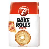 Rondele Bake Rolls cu gust de piza, 7 Days , 80 g
