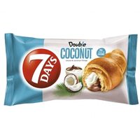 Croissant cu umplutura de vanilie si cocos, 7 Day's Double, 80g