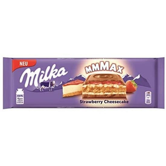 Milka Mmmax Cheesecake cu capsunI, 300G
