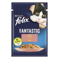 Hrana umeda pentru pisici Felix Fantastic Somon in Aspic, 85g