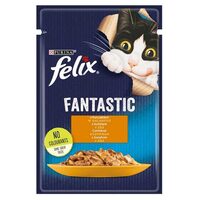 Hrana umeda pentru pisici Felix Fantastic Puiin Aspic, 85g