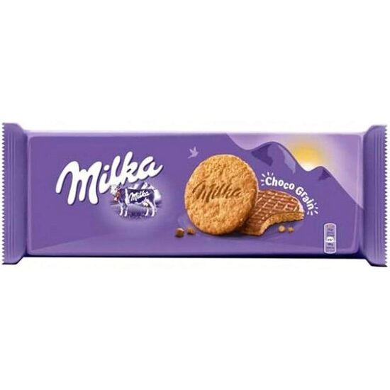  Biscuiti Milka Choco Grains cu fulgi de ovaz si ciocolata 126 g
