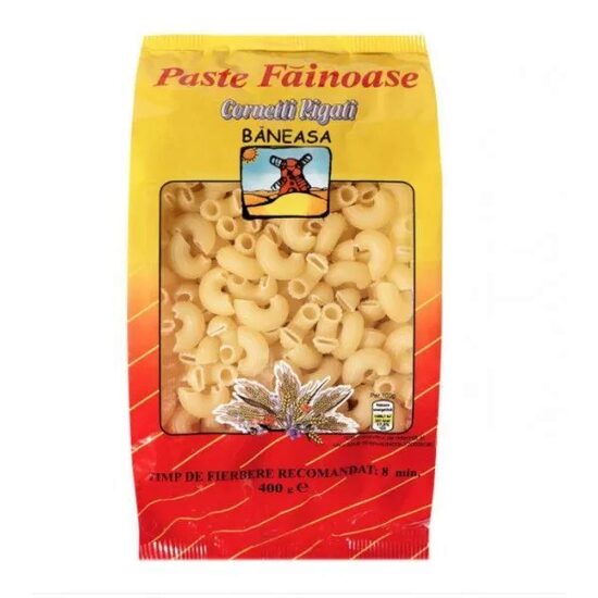 Paste Fainoase Baneasa Cornetti Rigati, 400 g