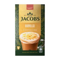 Cafea instant Cappuccino Vanilla Jacobs , 8 plicuri x 12g