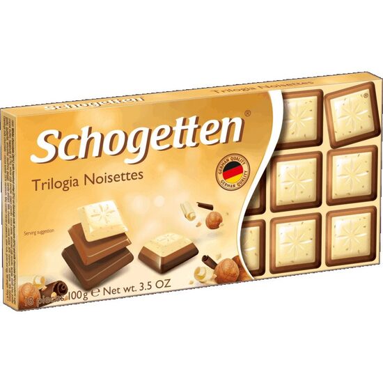 Tableta ciocolata Schogetten Trilogia, 100 g