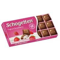 Tableta ciocolata Schogetten Iaurt & Capsuni, 100 g
