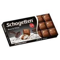 Tableta ciocolata Schogetten Black & White, 100 g