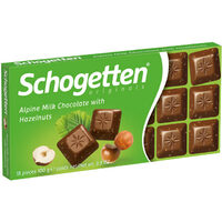 Ciocolata cu lapte si alune Schogetten, 100 g