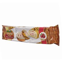 Rulada cu crema de capsuni Foure, 300 g