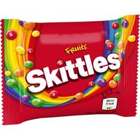 Skittles Fruits bomboane gumate cu arome de fructe 18 g, 18 bucati