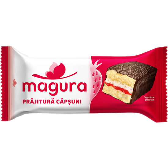  Prajitura cu crema de capsuni Magura 35g