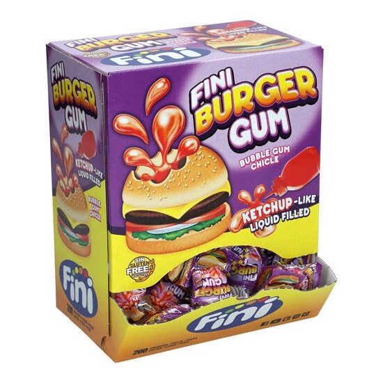 FINI BUBBLE GUM BURGER(200B) 6CUT