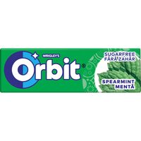 Orbit Spearmint guma de mestecat cu aroma de menta 10 buc 14 g