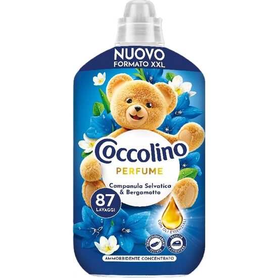 Balsam de rufe concentrat Coccolino Flori sălbatice și Bergamotă, 87 spălări, 1827ml