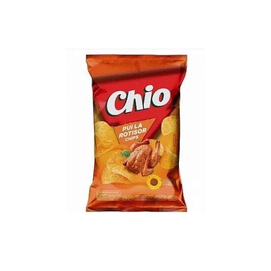 Chipsuri cu gust de pui la rotisor Chio, 60g