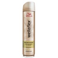 Fixativ pentru par Wellaflex Brilliant Colors cu fixare puternica, Fixare: 3/5, 250 ml
